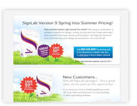 Email design for CADlink