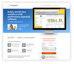 PPC Page for Halogen Software